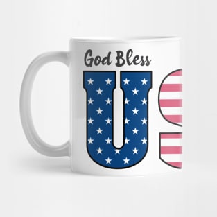 God Bless USA Mug